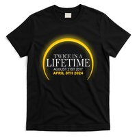 Twice In Lifetime 2024 Solar Eclipse T-Shirt