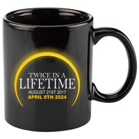 Twice In Lifetime 2024 Solar Eclipse 11oz C Handle Ceramic Mug