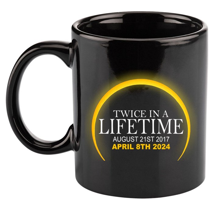 Twice In Lifetime 2024 Solar Eclipse 11oz C Handle Ceramic Mug