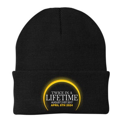 Twice In Lifetime 2024 Solar Eclipse Knit Cap Winter Beanie