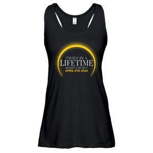 Twice In Lifetime 2024 Solar Eclipse Ladies Essential Flowy Tank