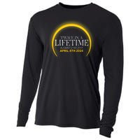 Twice In Lifetime 2024 Solar Eclipse Cooling Performance Long Sleeve Crew