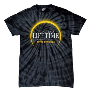 Twice In Lifetime 2024 Solar Eclipse Tie-Dye T-Shirt