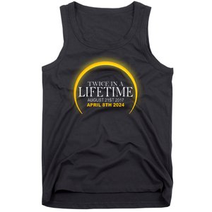 Twice In Lifetime 2024 Solar Eclipse Tank Top