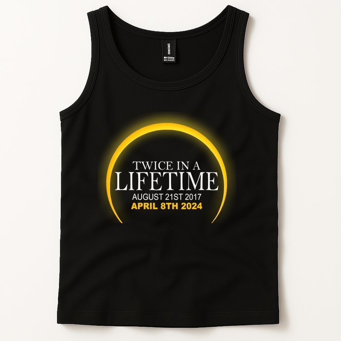Twice In Lifetime 2024 Solar Eclipse Tank Top