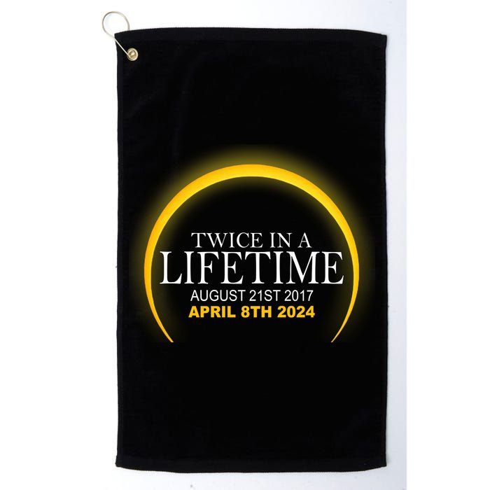 Twice In Lifetime 2024 Solar Eclipse Golf Towel