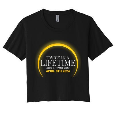 Twice In Lifetime 2024 Solar Eclipse Crop Top
