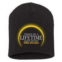 Twice In Lifetime 2024 Solar Eclipse Short Acrylic Beanie