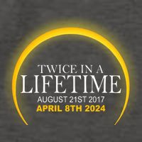 Twice In Lifetime 2024 Solar Eclipse Vector Backpack