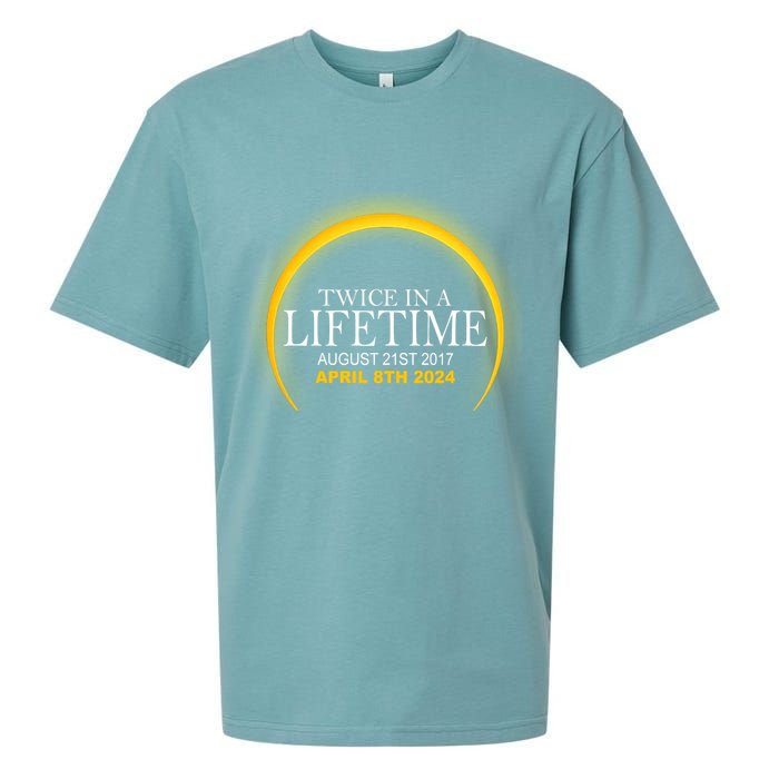 Twice In Lifetime 2024 Solar Eclipse Sueded Cloud Jersey T-Shirt
