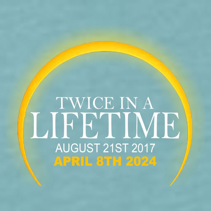 Twice In Lifetime 2024 Solar Eclipse Sueded Cloud Jersey T-Shirt