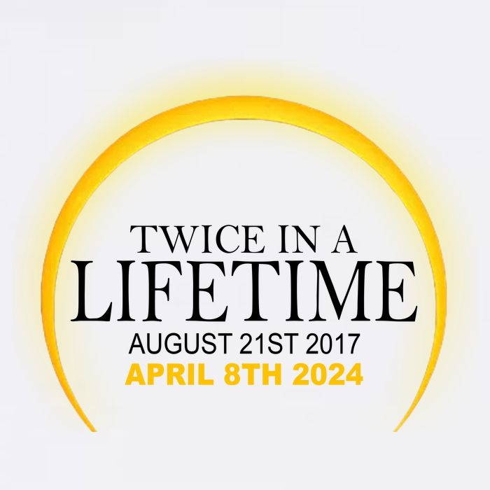 Twice In Lifetime 2024 Solar Eclipse Garment-Dyed Sweatshirt