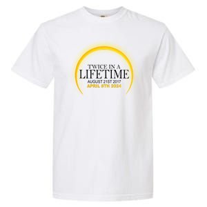 Twice In Lifetime 2024 Solar Eclipse Garment-Dyed Heavyweight T-Shirt