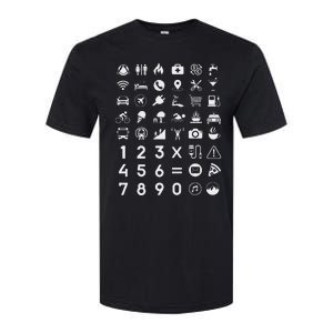 Travel Icon Language Translation Guide Design Softstyle CVC T-Shirt