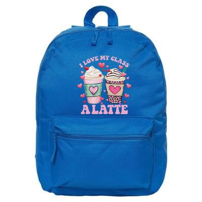 Teachers I Love My Class A Latte Coffee 16 in Basic Backpack