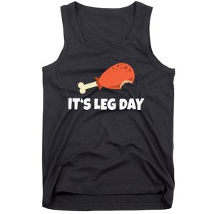 Turkey ItS Leg Day Thanksgiving Workout Tank Top