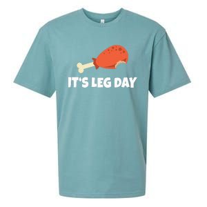 Turkey ItS Leg Day Thanksgiving Workout Sueded Cloud Jersey T-Shirt