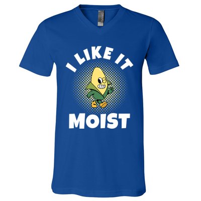 Thanksgiving I Like It Moist Corn Gift V-Neck T-Shirt