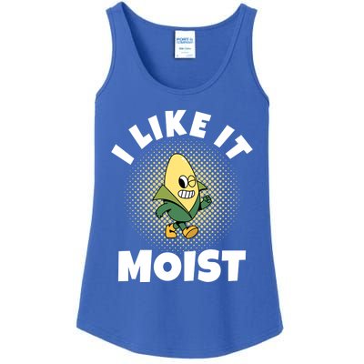 Thanksgiving I Like It Moist Corn Gift Ladies Essential Tank