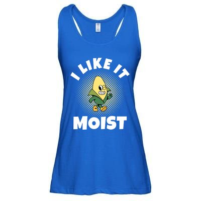 Thanksgiving I Like It Moist Corn Gift Ladies Essential Flowy Tank