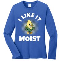 Thanksgiving I Like It Moist Corn Gift Ladies Long Sleeve Shirt