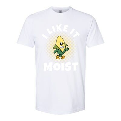 Thanksgiving I Like It Moist Corn Gift Softstyle CVC T-Shirt