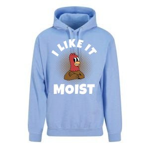 Thanksgiving I Like It Moist Turkey Gift Unisex Surf Hoodie