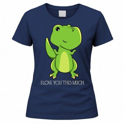 TRex I Love You This Much Kawaii Anime Japanese Women's T-Shirt