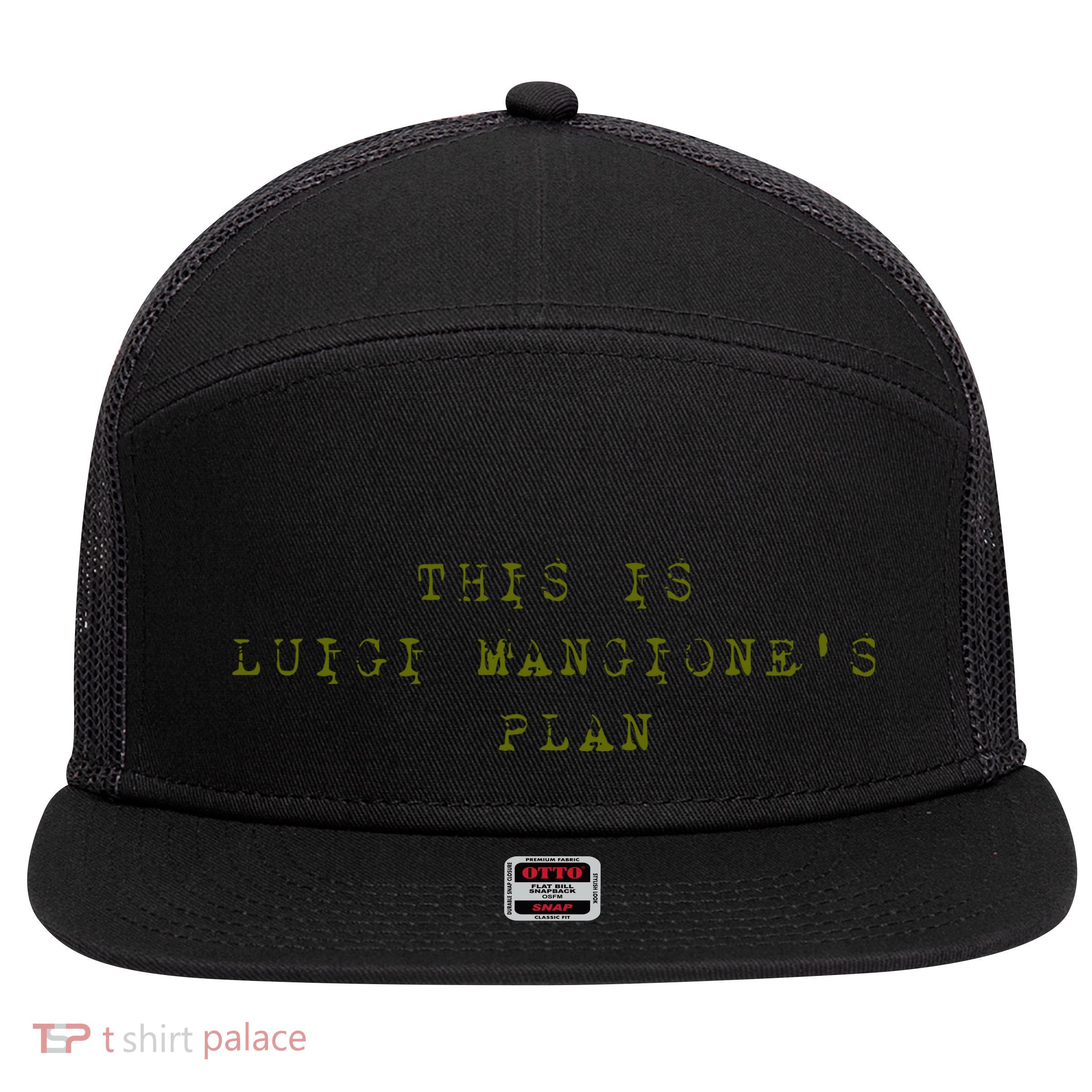 This Is Luigi Mangione Brian Thompson Unitedhealthcare Ceo 7 Panel Mesh Trucker Snapback Hat