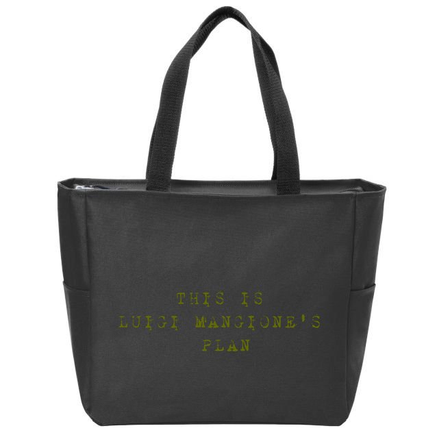 This Is Luigi Mangione Brian Thompson Unitedhealthcare Ceo Zip Tote Bag