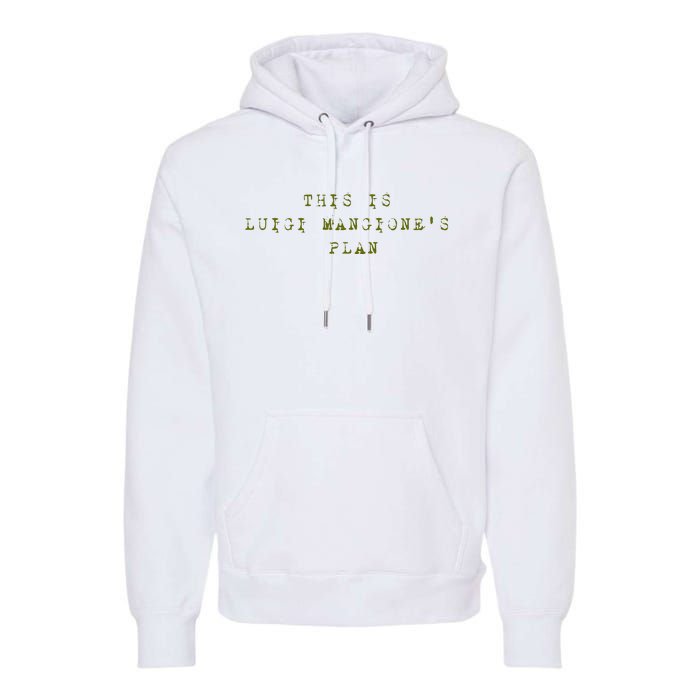 This Is Luigi Mangione Brian Thompson Unitedhealthcare Ceo Premium Hoodie