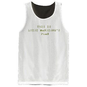 This Is Luigi Mangione Brian Thompson Unitedhealthcare Ceo Mesh Reversible Basketball Jersey Tank