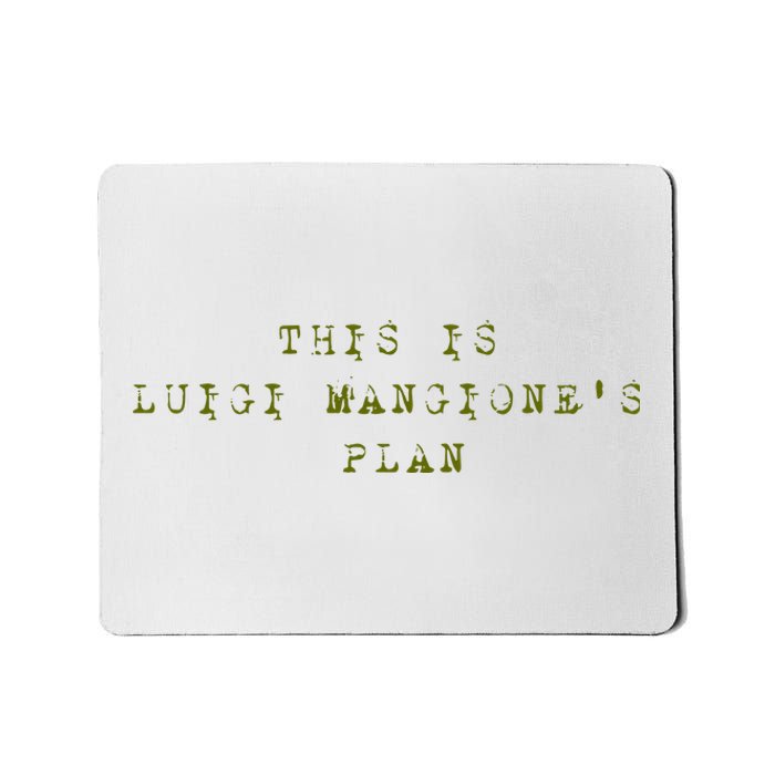 This Is Luigi Mangione Brian Thompson Unitedhealthcare Ceo Mousepad