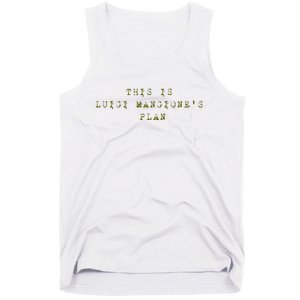 This Is Luigi Mangione Brian Thompson Unitedhealthcare Ceo Tank Top