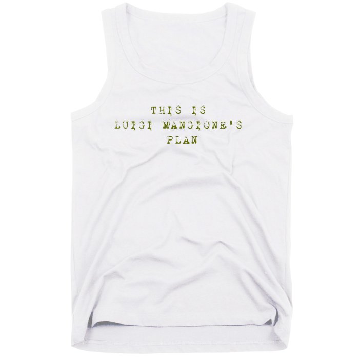 This Is Luigi Mangione Brian Thompson Unitedhealthcare Ceo Tank Top