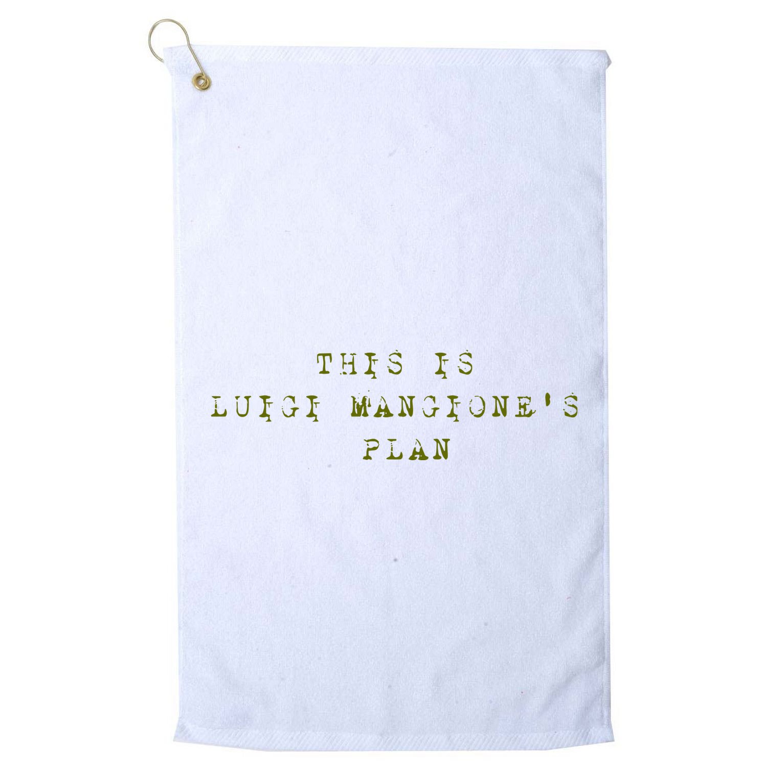 This Is Luigi Mangione Brian Thompson Unitedhealthcare Ceo Golf Towel