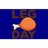 Turkey It's Leg Day Cool Gift Workout Gift Funny Thanksgiving Meaningful Gift Bumper Sticker