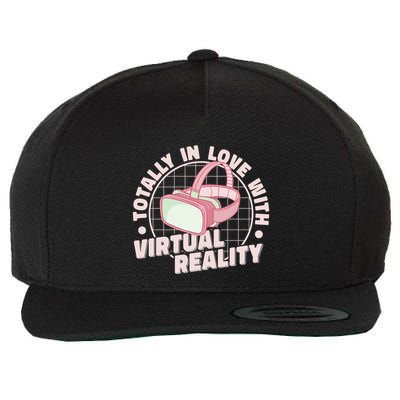 Totally In Love With Virtual Reality Vr Gamer Video Games Gift Wool Snapback Cap