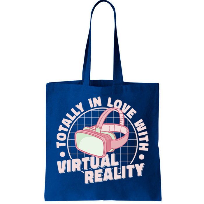 Totally In Love With Virtual Reality Vr Gamer Video Games Gift Tote Bag