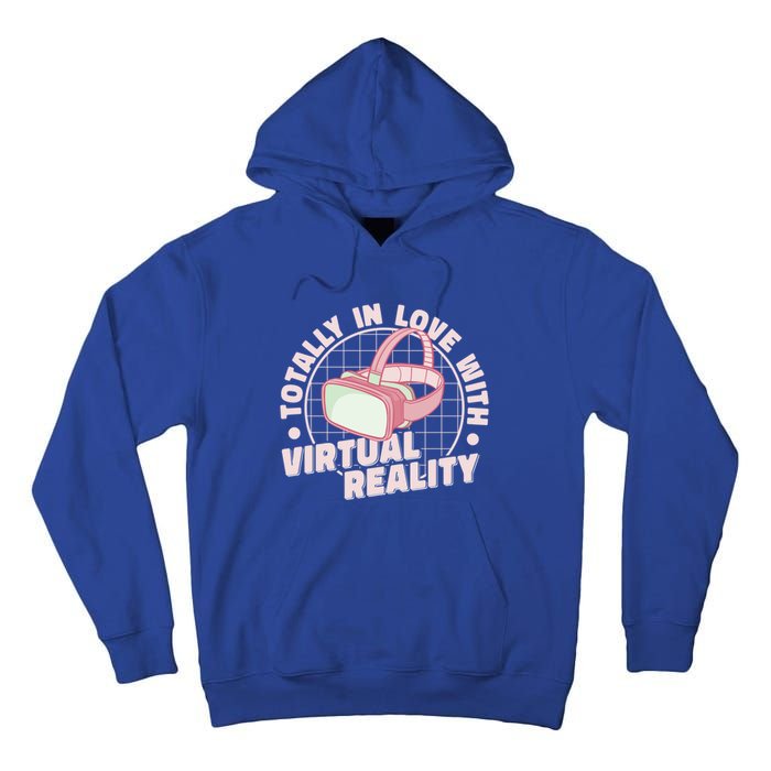 Totally In Love With Virtual Reality Vr Gamer Video Games Gift Tall Hoodie