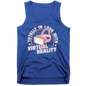 Totally In Love With Virtual Reality Vr Gamer Video Games Gift Tank Top