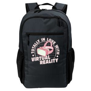 Totally In Love With Virtual Reality Vr Gamer Video Games Gift Daily Commute Backpack