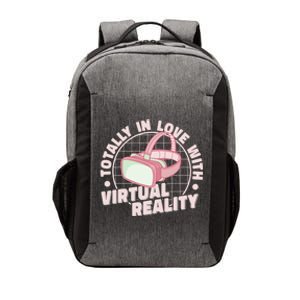 Totally In Love With Virtual Reality Vr Gamer Video Games Gift Vector Backpack