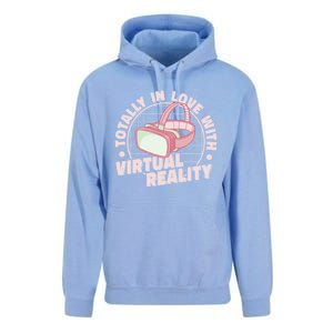 Totally In Love With Virtual Reality Vr Gamer Video Games Gift Unisex Surf Hoodie