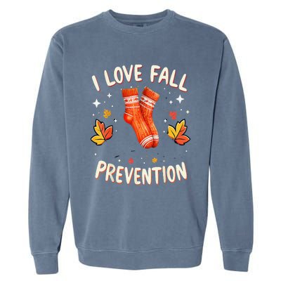 Therapy I Love Fall Prevention Garment-Dyed Sweatshirt