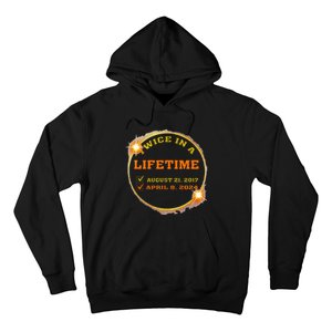 Twice In Lifetime 2024 Solar Eclipse Hoodie