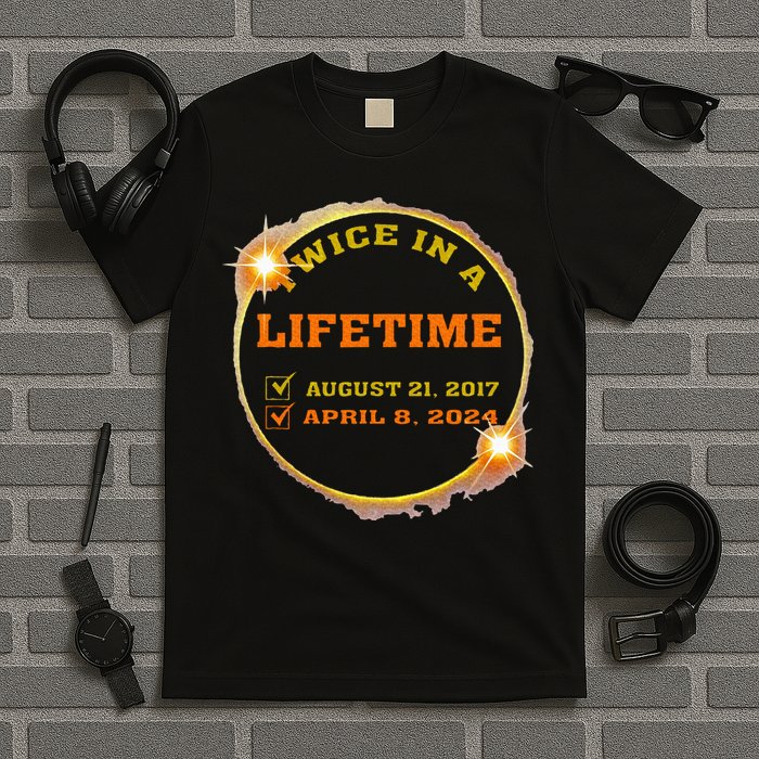 Twice In Lifetime 2024 Solar Eclipse T-Shirt