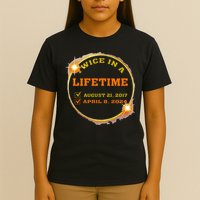 Twice In Lifetime 2024 Solar Eclipse T-Shirt
