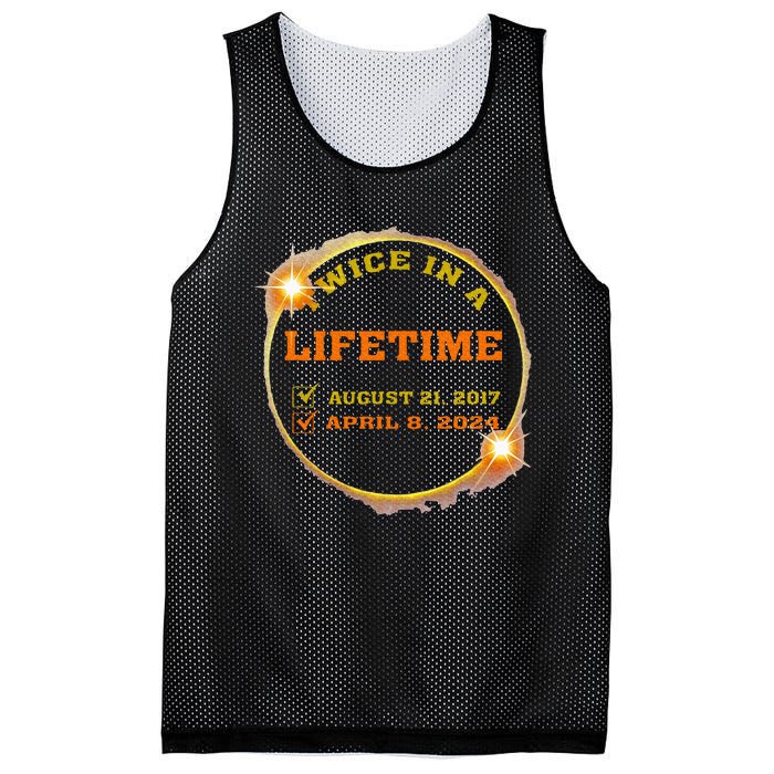 Twice In Lifetime 2024 Solar Eclipse Mesh Reversible Basketball Jersey Tank