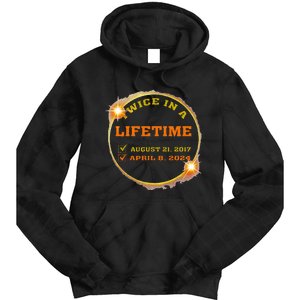 Twice In Lifetime 2024 Solar Eclipse Tie Dye Hoodie